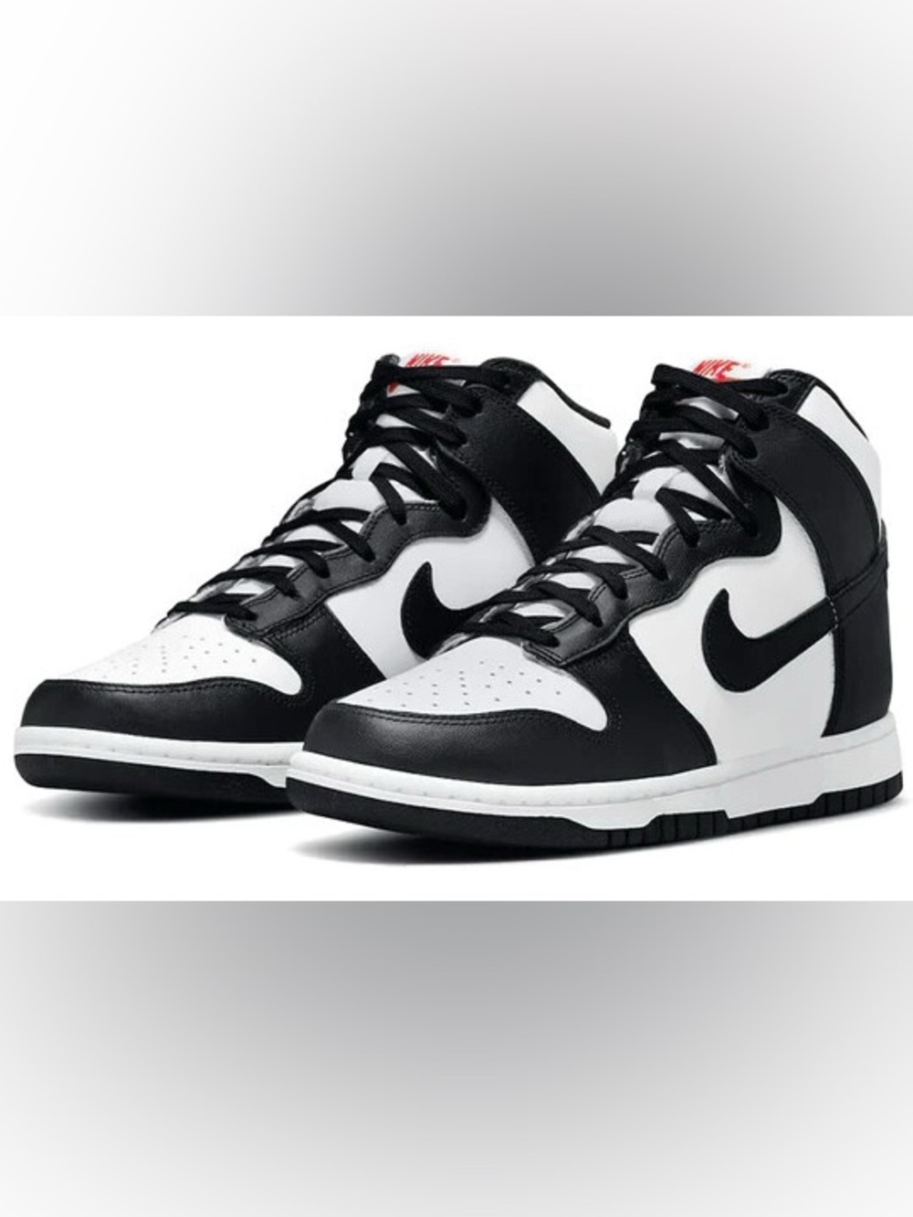 Nike High-Top Sneakers in Black and White - Picture 1 of 4